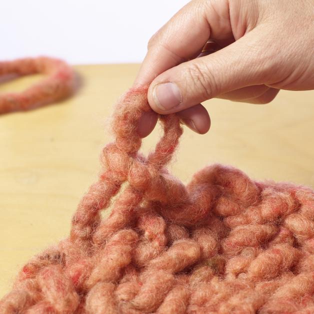 Fingerhäkeln Lehner Wolle